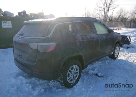 2020 Jeep Compass Sport 4X4 from USA, damaged, VIN 3C4NJDAB4LT137914